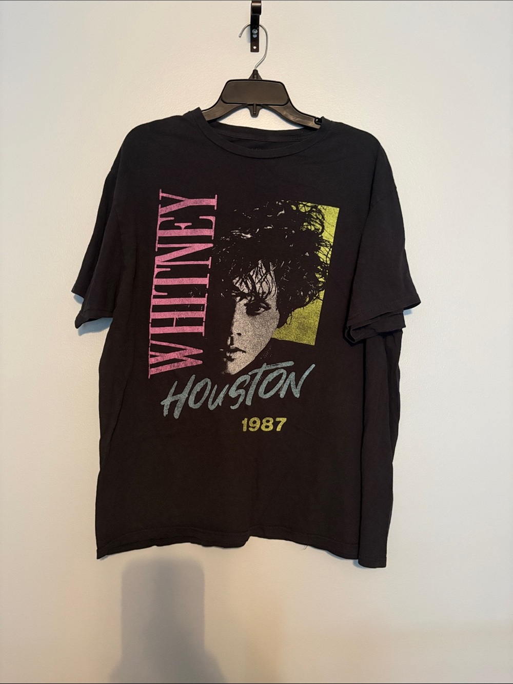 Whitney Houston 1987 Graphic Tee - Black CALLOUT